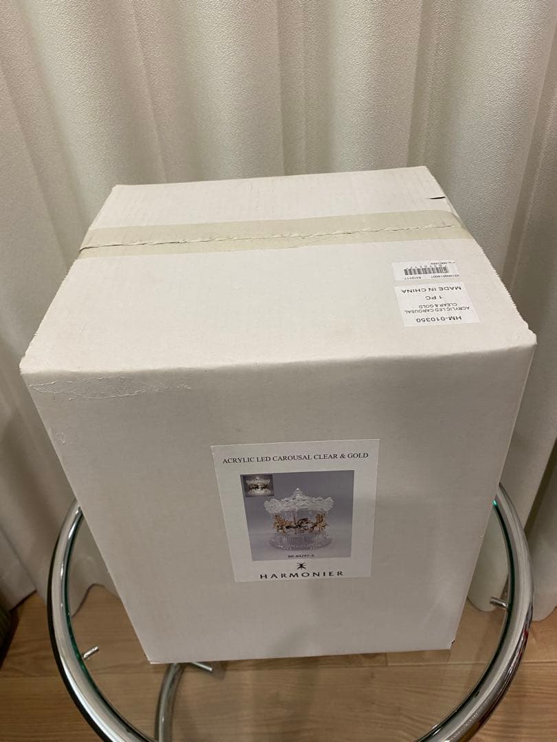 ハルモニア　HARMONIER オルゴール　アクリル LED カルーセル
