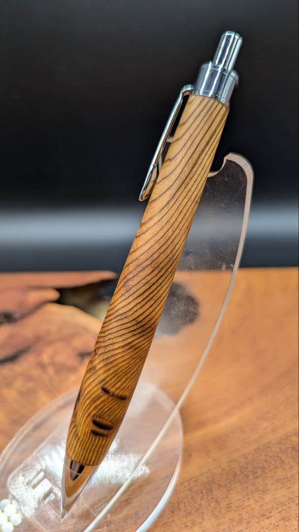 576屋久杉　泡瘤　木軸シャーペン　ボールペン