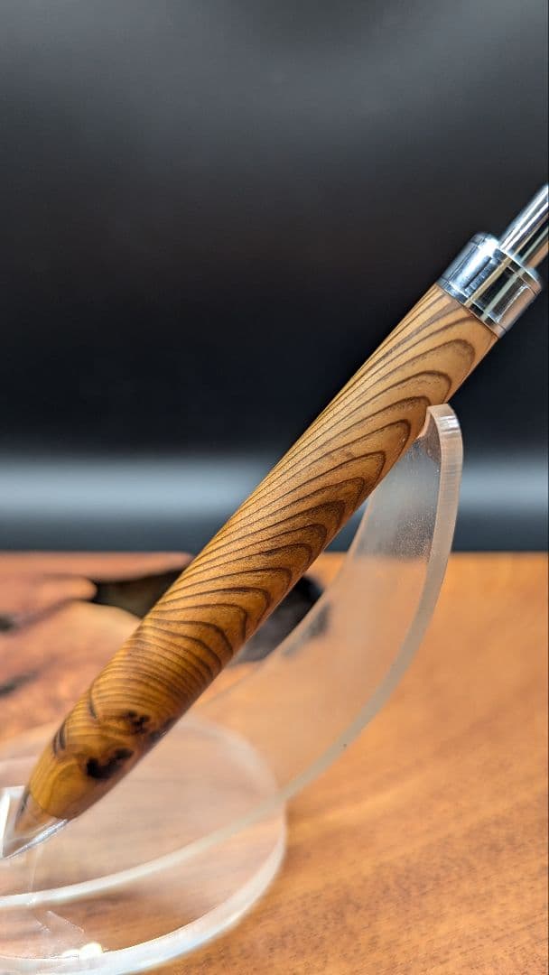 576屋久杉　泡瘤　木軸シャーペン　ボールペン