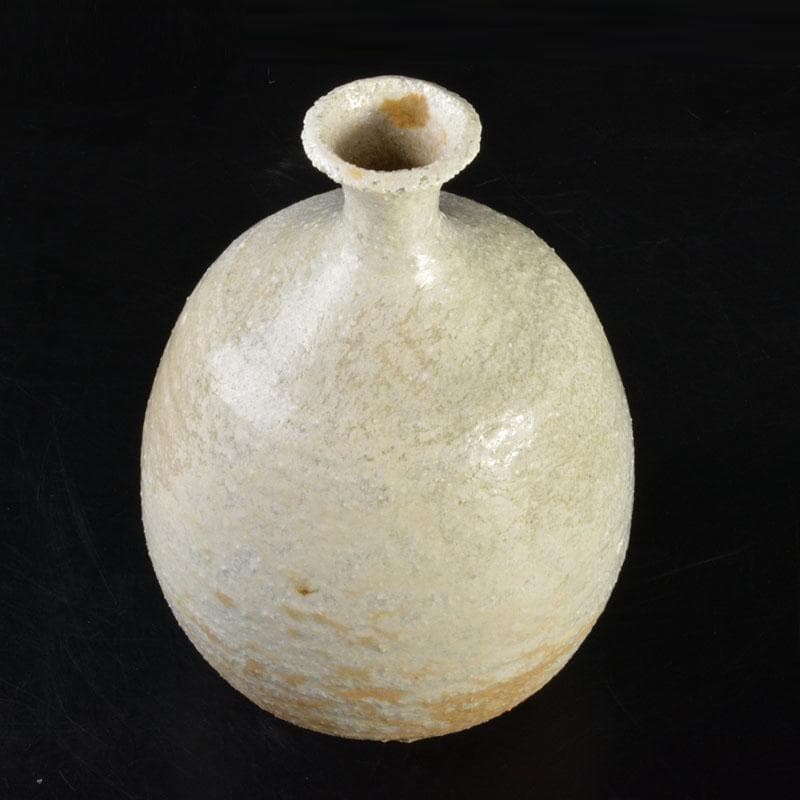 信楽焼　星野亨斉造　窯変壺　共布共箱　N　6743C