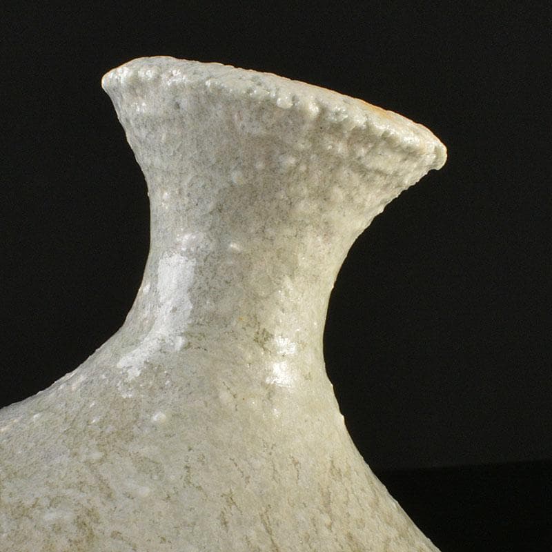 信楽焼　星野亨斉造　窯変壺　共布共箱　N　6743C