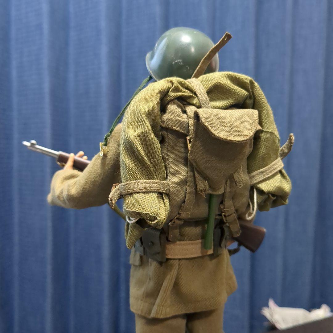 60年代　GIJOE GIジョー 無線機　背嚢　手榴弾 ガーランドライフルなど
