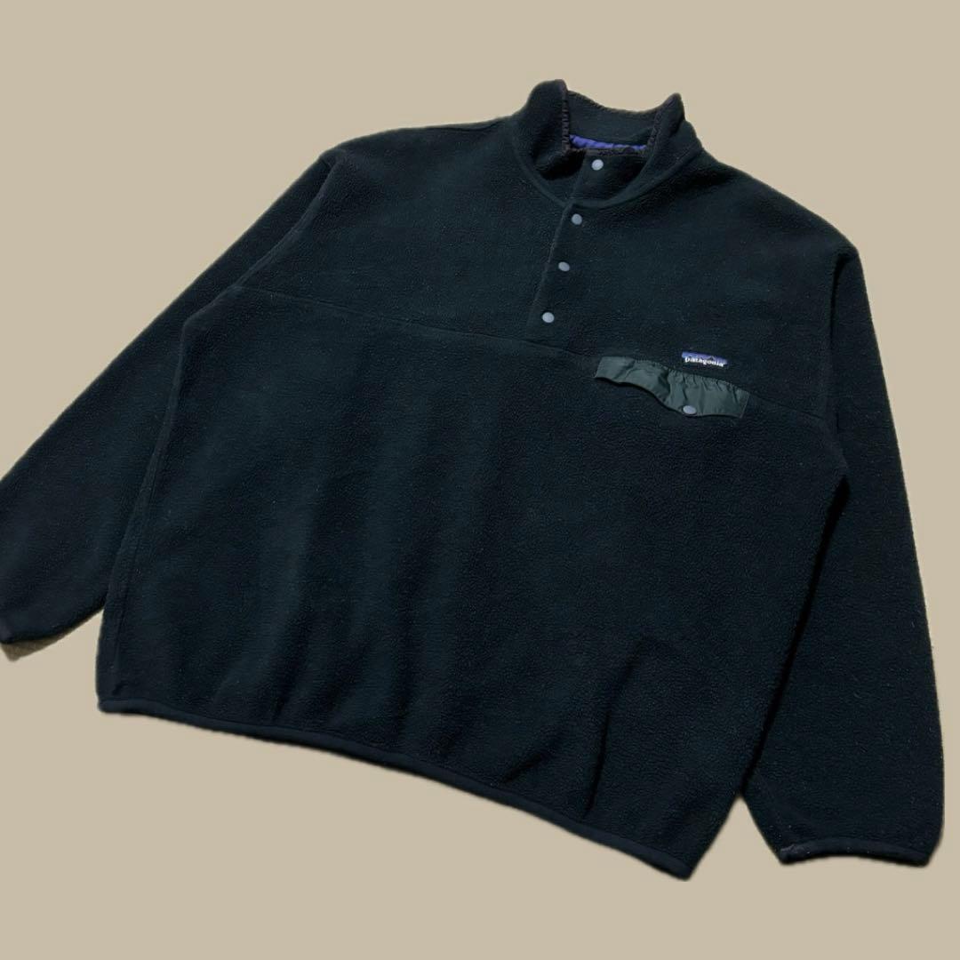 希少 美品 XL パタゴニア Patagonia スナップT シンチラ フリース