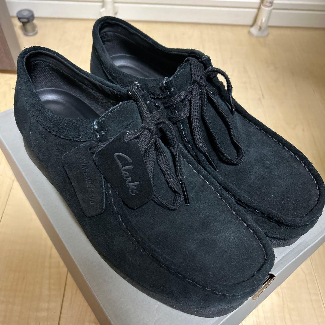 クラークス　ワラビー　Clarks wallabee ブラック26.5