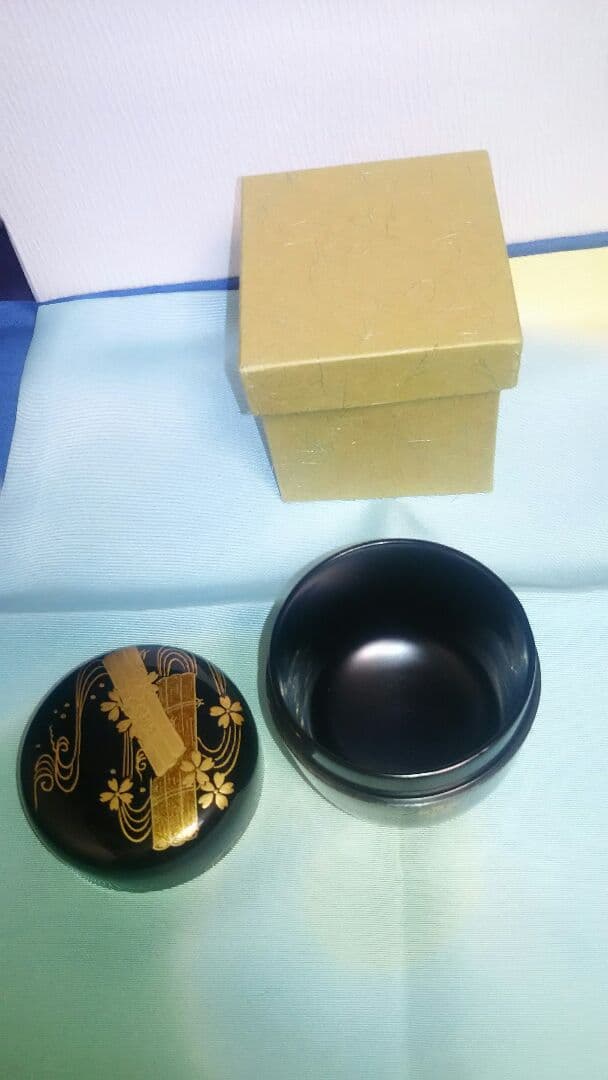 中棗、花筏、木製本漆塗