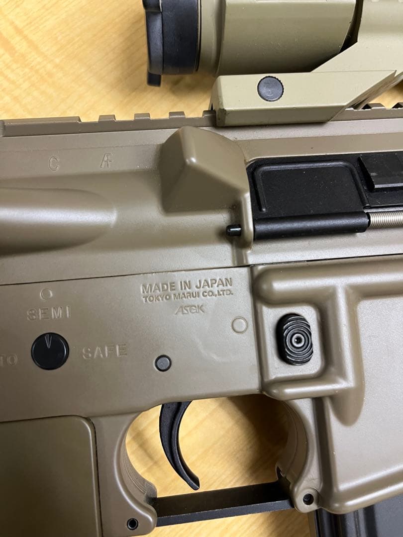 レシーライフル　希少タンカラー美品　トイガン　バッテリー有