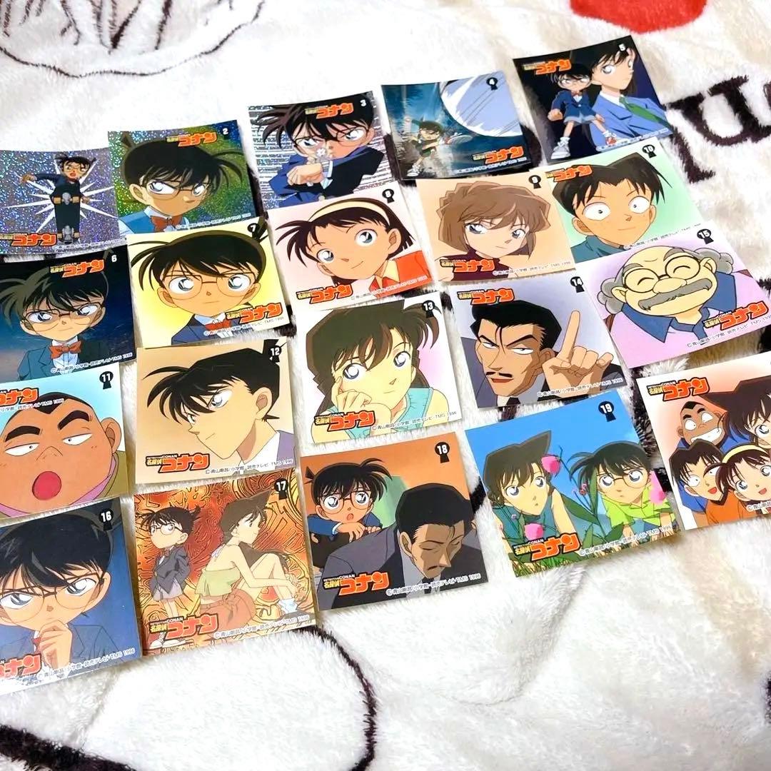 ◎24 名探偵コナン　コナン　シール　ステッカー　工藤新一　灰原哀　毛利蘭