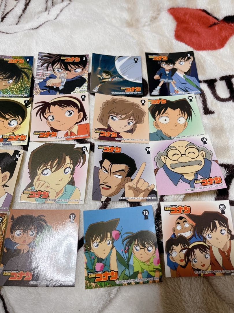◎24 名探偵コナン　コナン　シール　ステッカー　工藤新一　灰原哀　毛利蘭