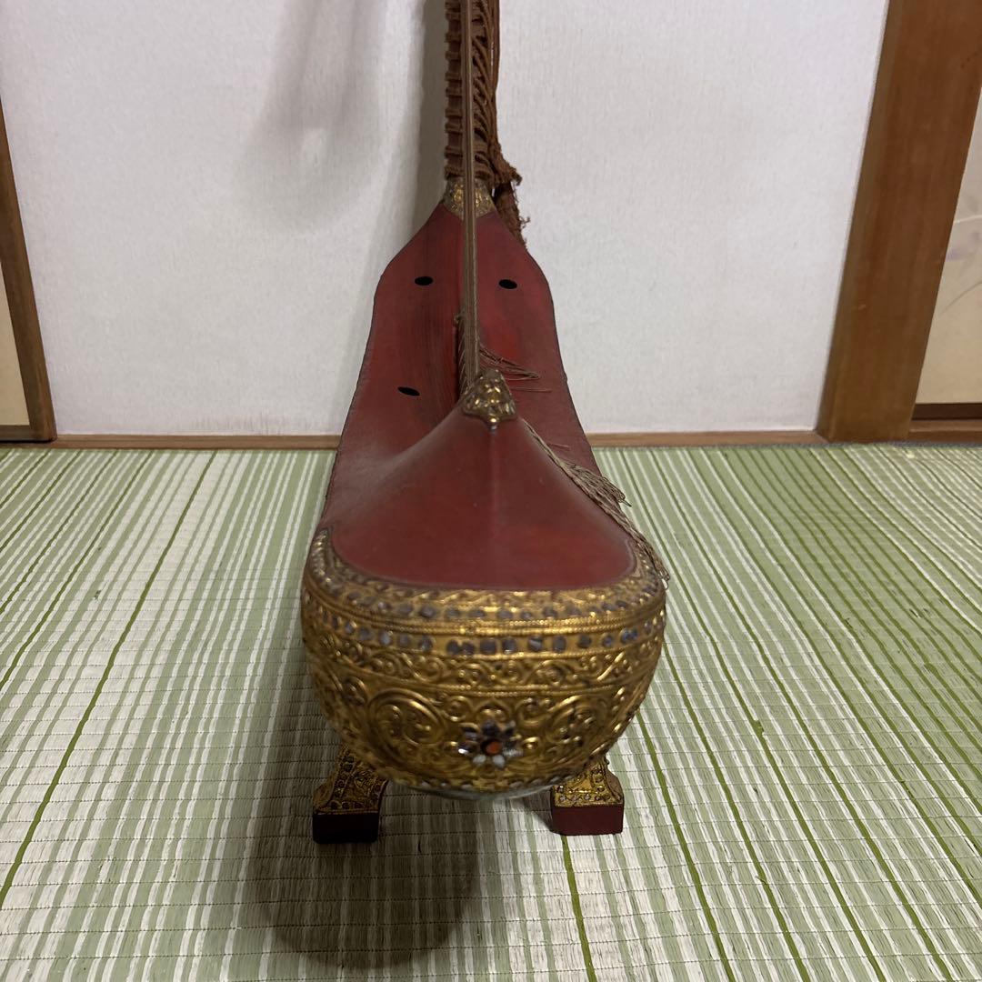 ビルマの竪琴 ミャンマー 伝統楽器 弦楽器 民族楽器　海外琴　ハープ　インテリア