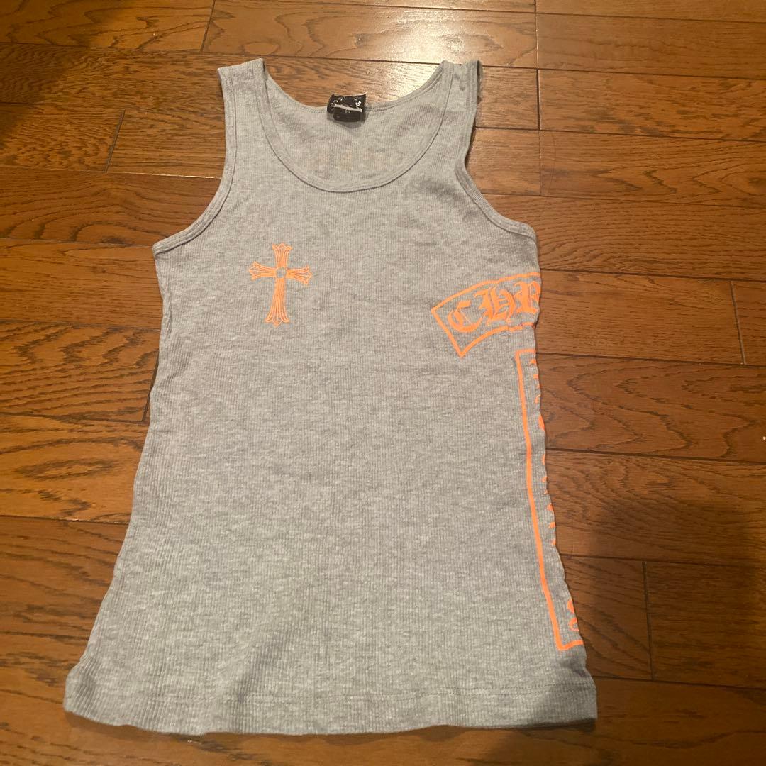 doorzo様 レア 正規 クロムハーツ 正規品　蛍光オレンジロゴ タンクトップ