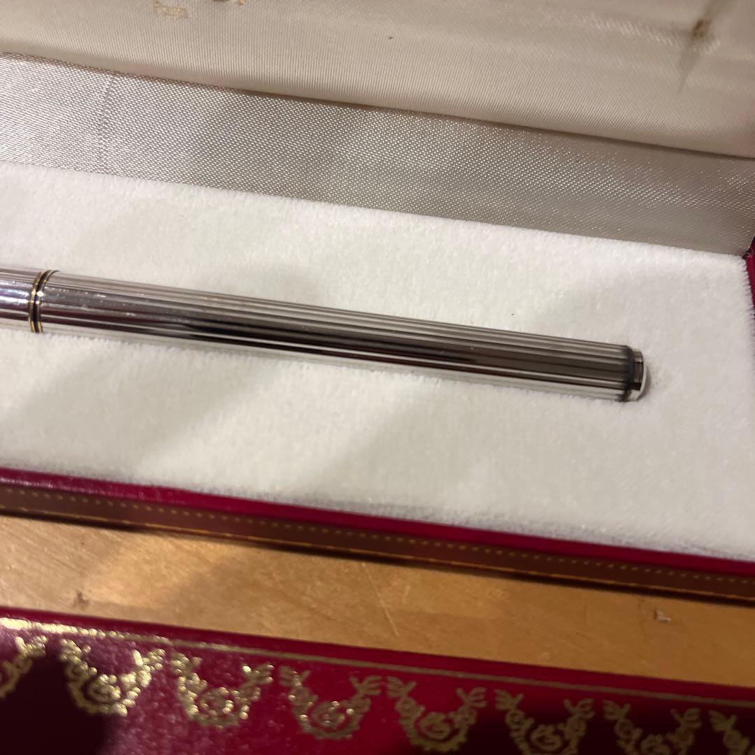Cartier マスト ドゥ カルティエ ボールペン トリニティ シルバー