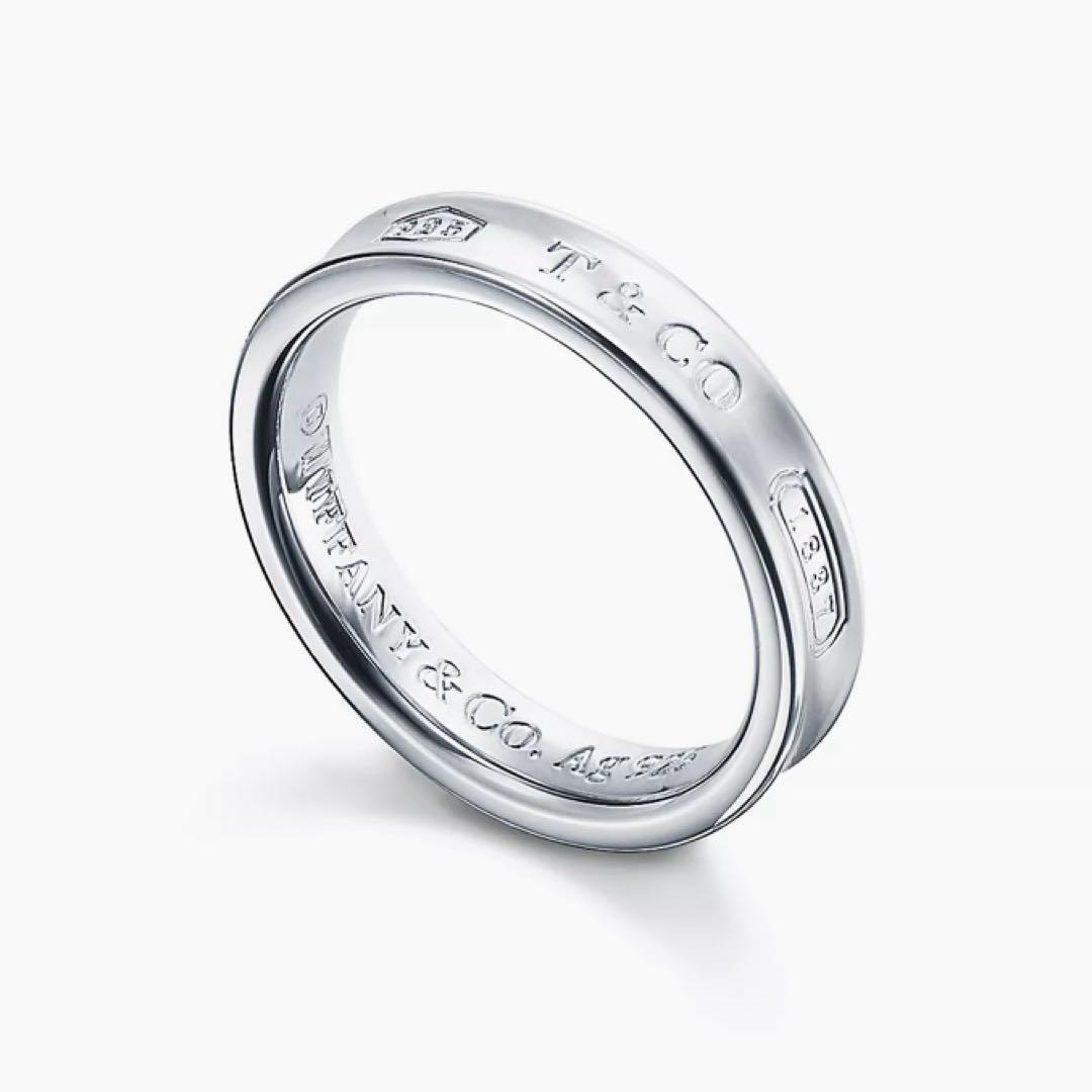 【新品】TIFFANY&CO. ナローリング(8号)