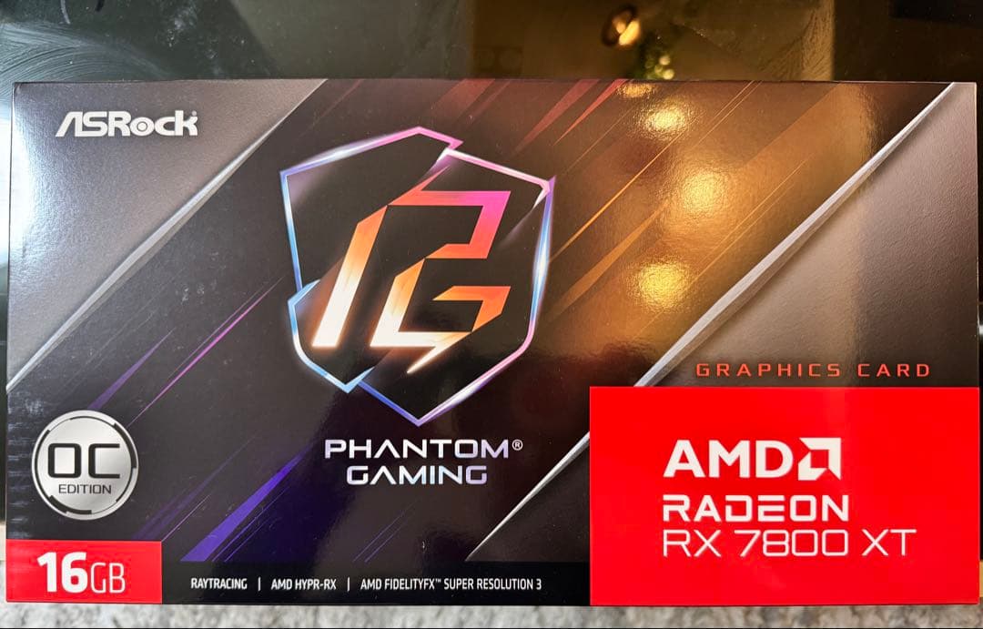 グラフィックボード・グラボ・ビデオカード ASRock Radeon RX 7800 XT OC Edition 16GB