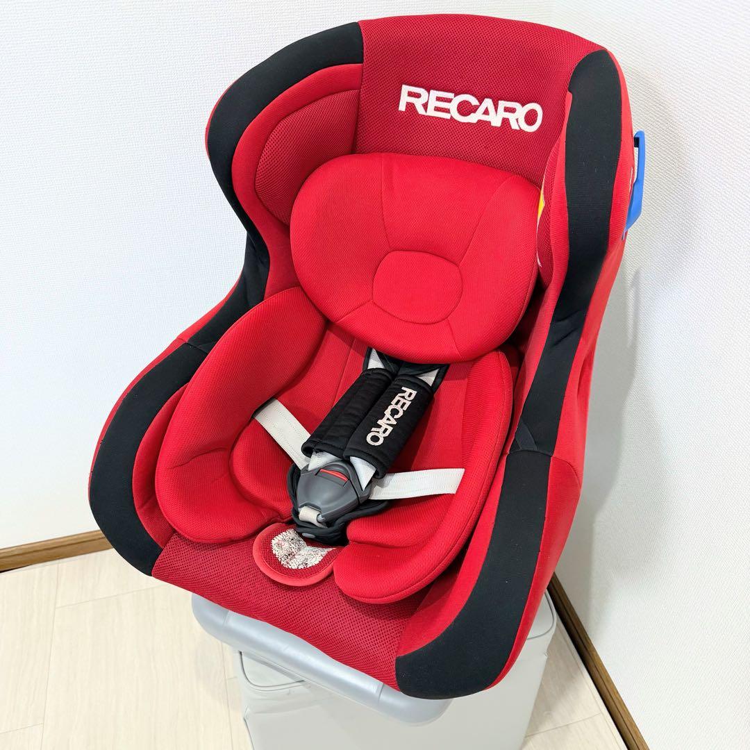 【美品】レカロ スタートプラスアイ ジュニアシート レッド チャイルドシート