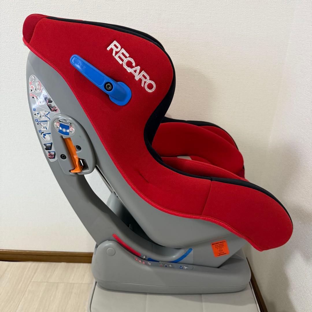 【美品】レカロ スタートプラスアイ ジュニアシート レッド チャイルドシート