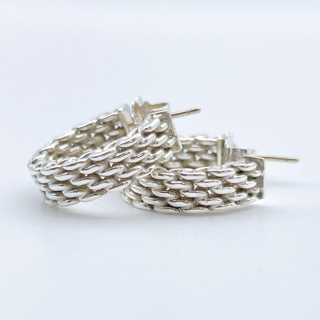 専用！Tiffany & Co. サマセットシルバーフープピアス ピアスメッシュ