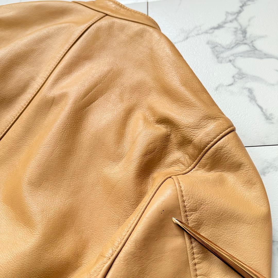 Schott AT877 シングルライダースジャケット 38牛革 USA製