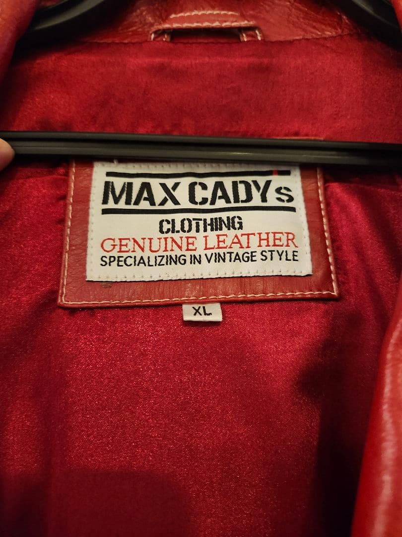 FIGHT CLUB タイラーダーデン 赤 レザージャケット 定価44000円