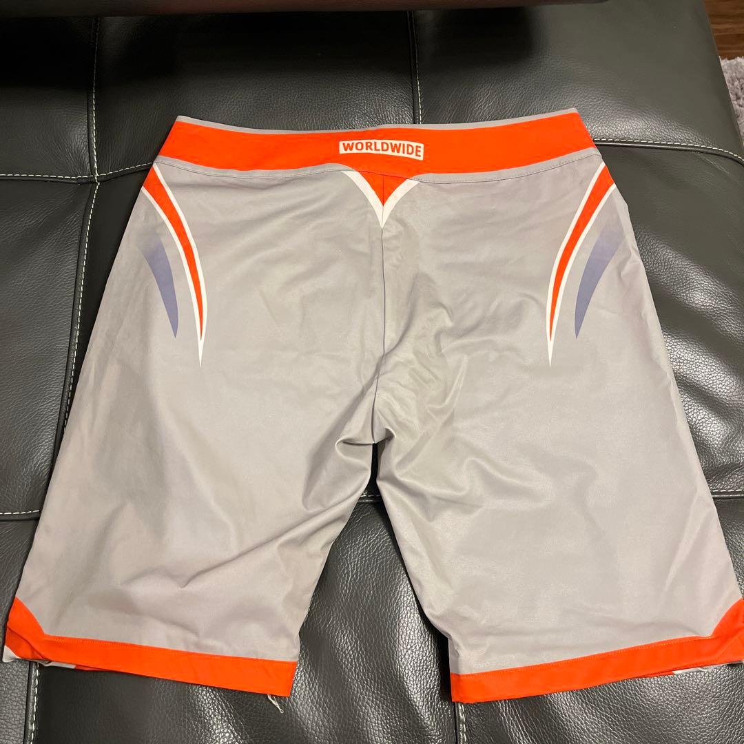 YAMS ステージショーツ　クロノス　グレー　オレンジ　ボディコンテスト