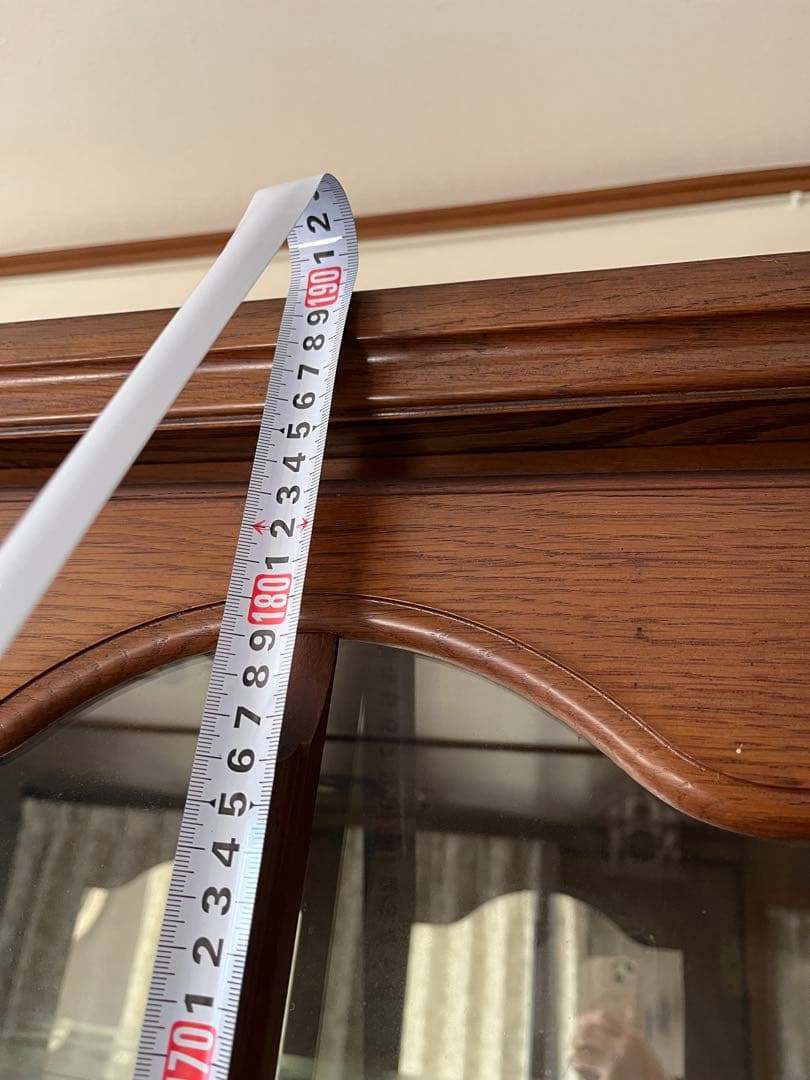 カリモク家具 コロニアルシリーズ カップボード ガラス扉　キャビネット