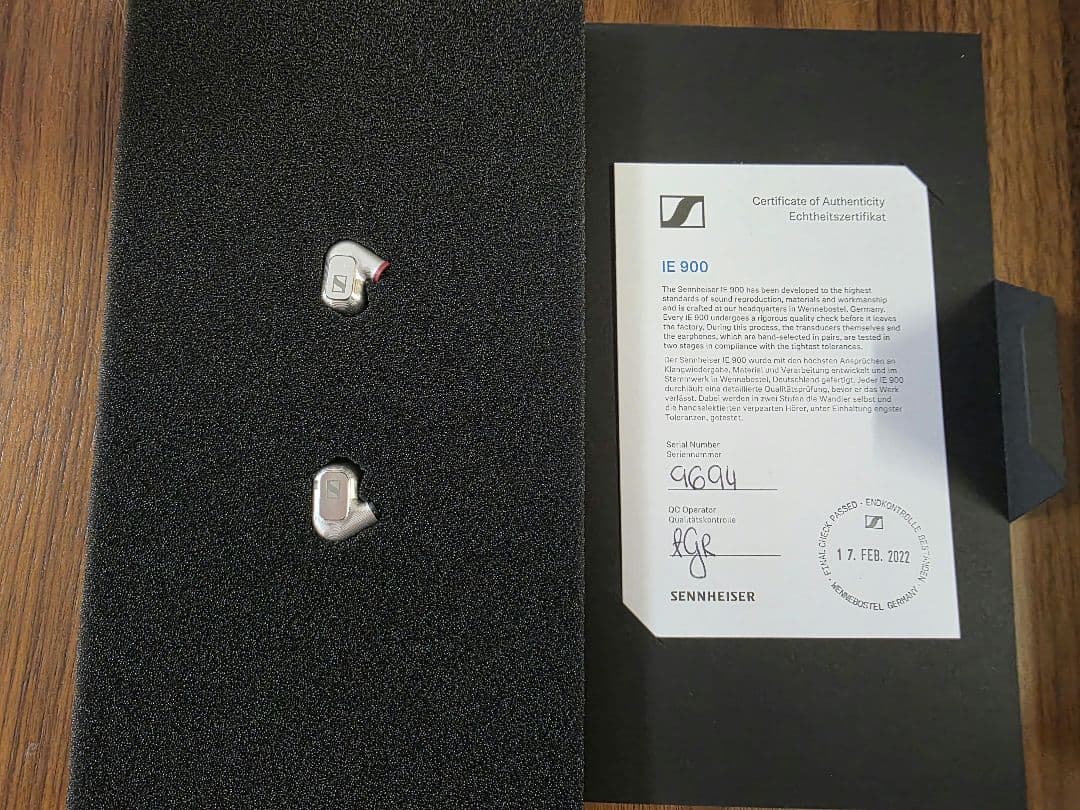 Sennheiser IE 900 有線イヤホン