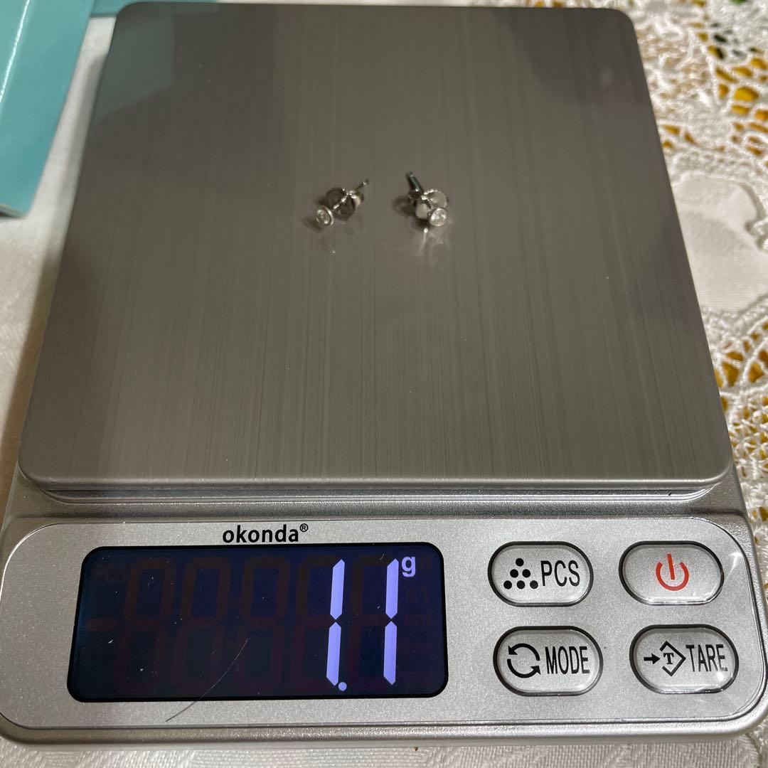 Tiffany & Co. バイザヤード ピアス　PT950 ティファニー