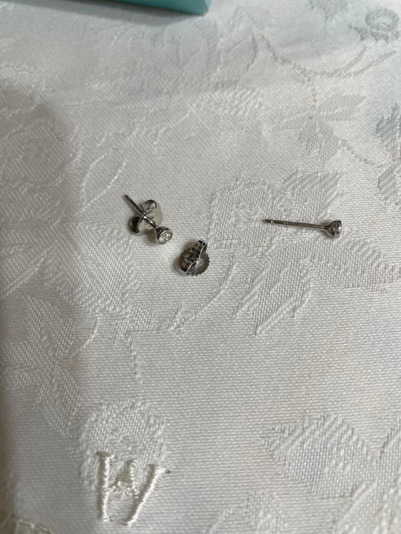 Tiffany & Co. バイザヤード ピアス　PT950 ティファニー