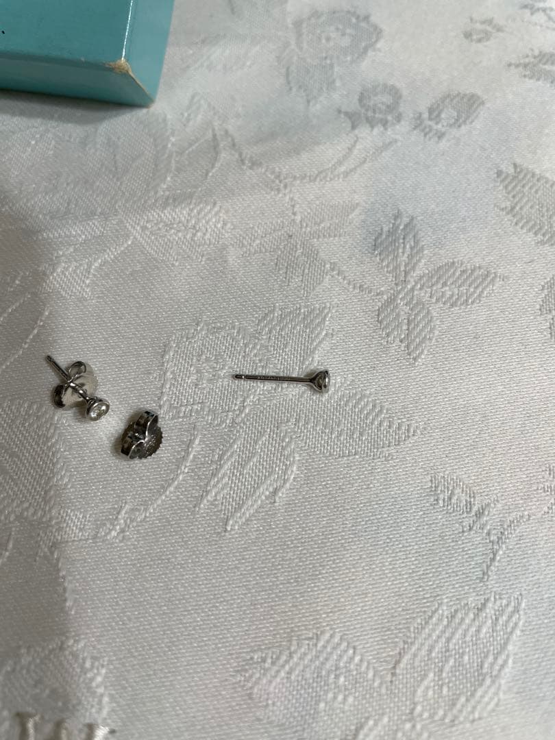 Tiffany & Co. バイザヤード ピアス　PT950 ティファニー