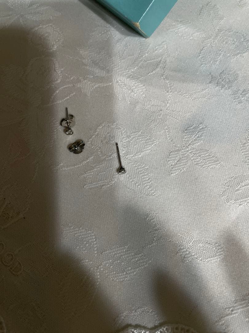 Tiffany & Co. バイザヤード ピアス　PT950 ティファニー