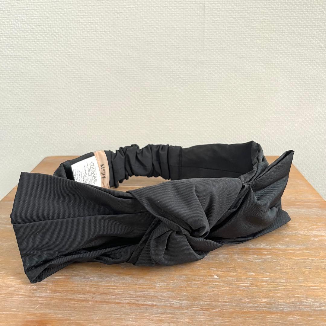 【美品♡かわいい】N°21 ヌメロベントゥーノ❤︎リボン付きブラックヘアバンド