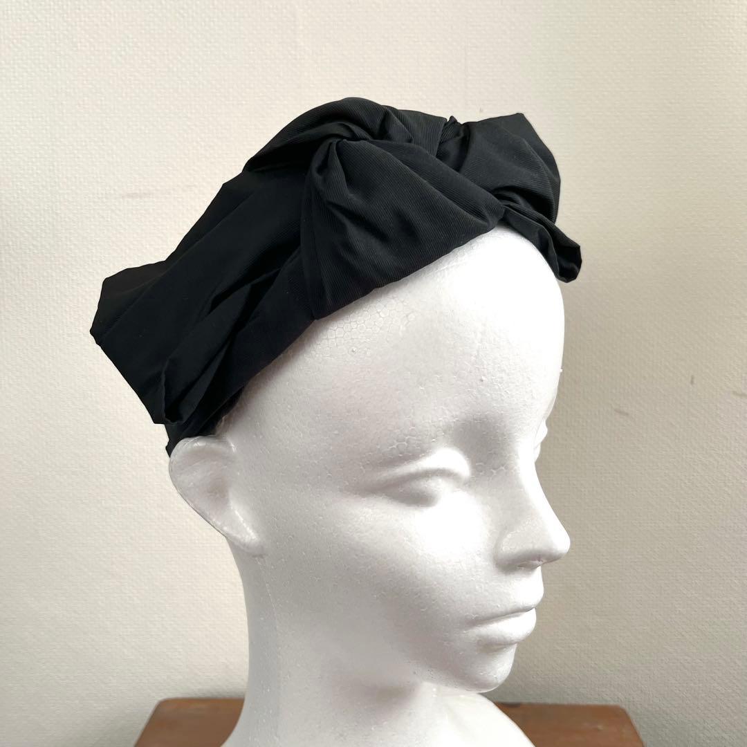 【美品♡かわいい】N°21 ヌメロベントゥーノ❤︎リボン付きブラックヘアバンド