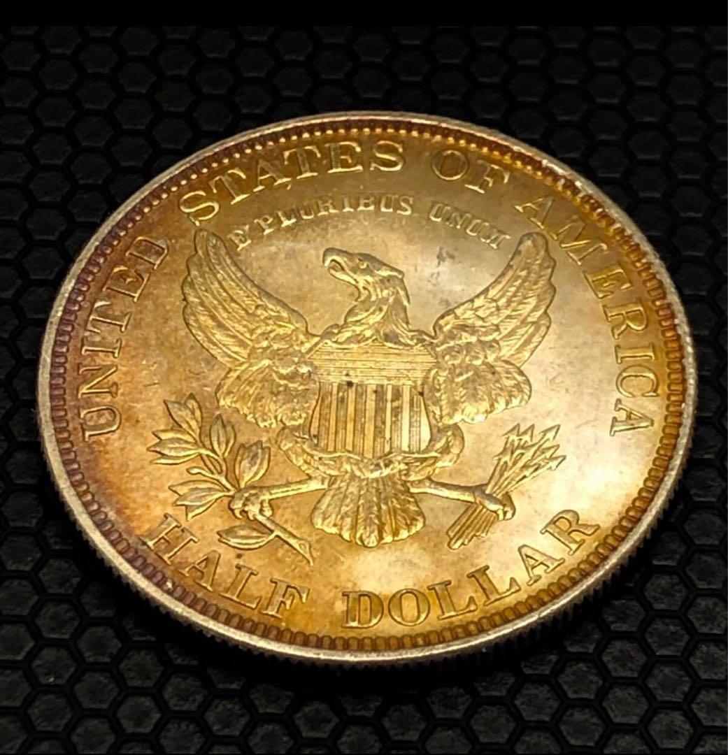 1877年 リバティ ハーフダラー 30.9mm