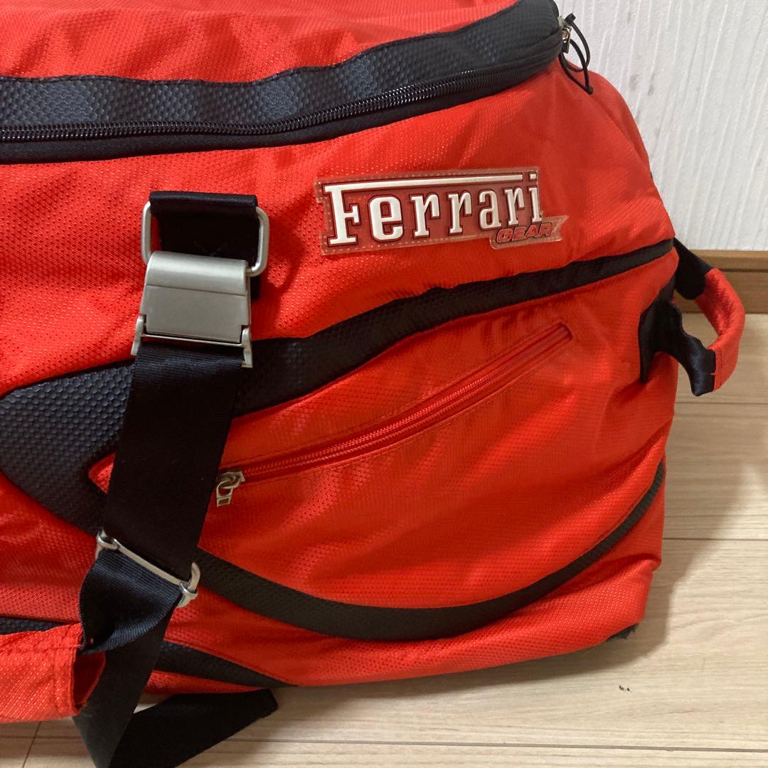 Ferrari フェラーリ キャリーバッグ ボストンバッグ 赤 レッド