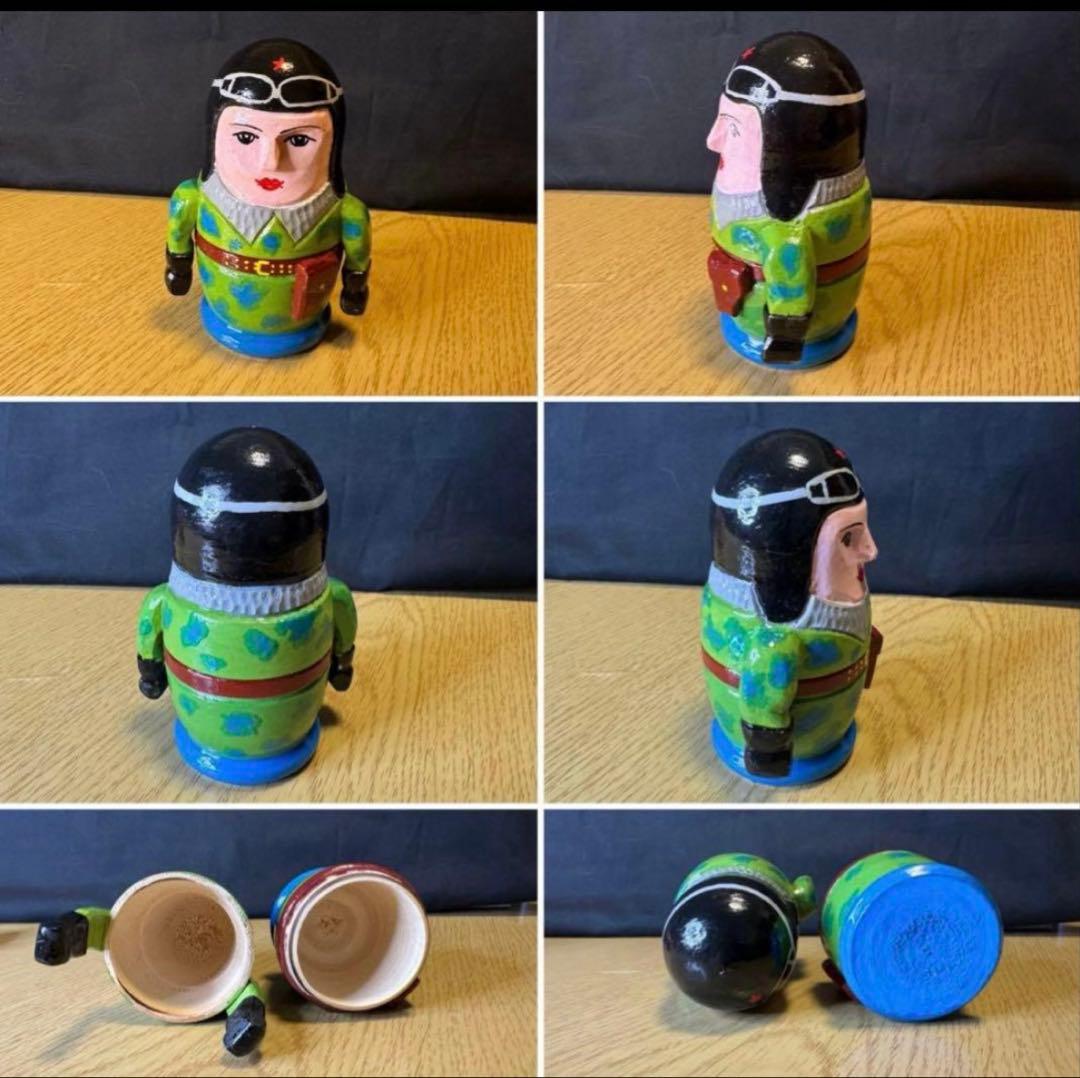 ロシア　アーティスト　宇宙マトリョーシカ　3組。長期保存