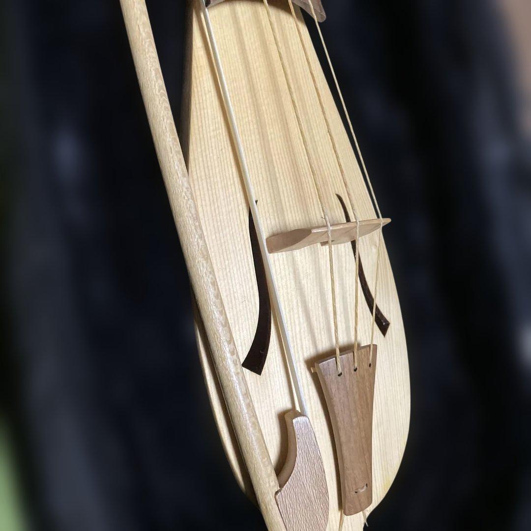 中世古楽器　レベック　古楽器　REBEC 中世フィドル