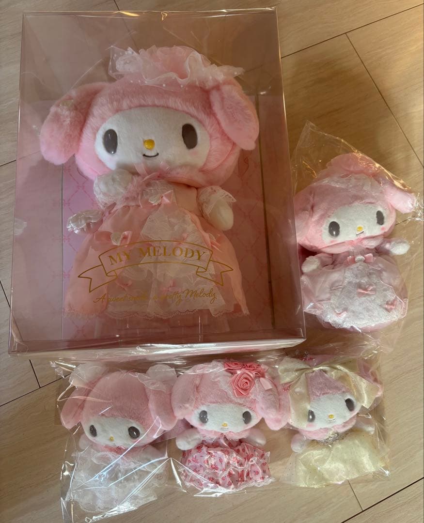 レディマイメロディデザインシリーズ　マイメロディ　ぬいぐるみ　マスコットホルダー