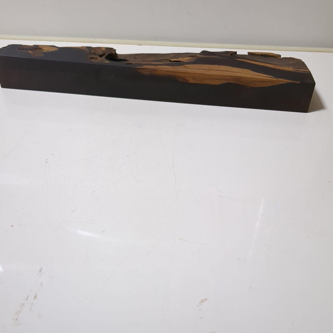 茶道具 花入れ 黒柿 渓雲