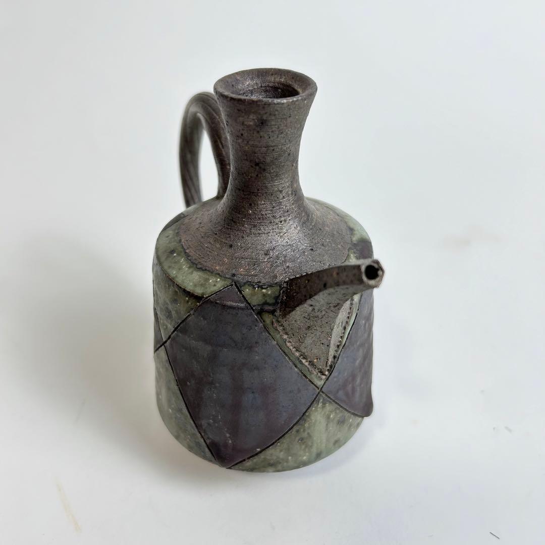 【未使用保管品】波多野正典 釉彩水注 茶道具