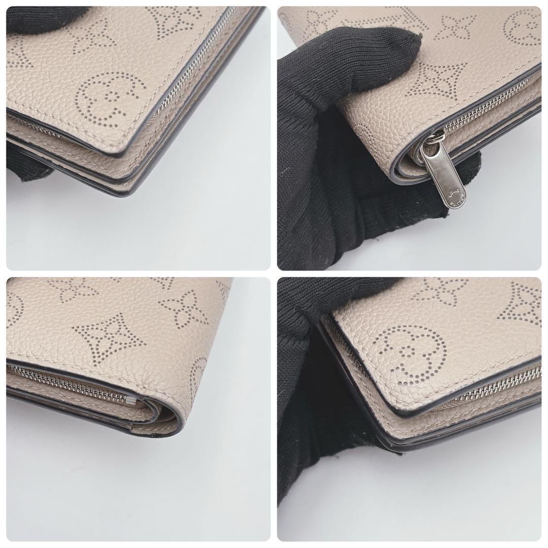 IC搭載　ルイヴィトン　ポルトフォイユ　クレア　マヒナ　ガレ　二つ折り　財布