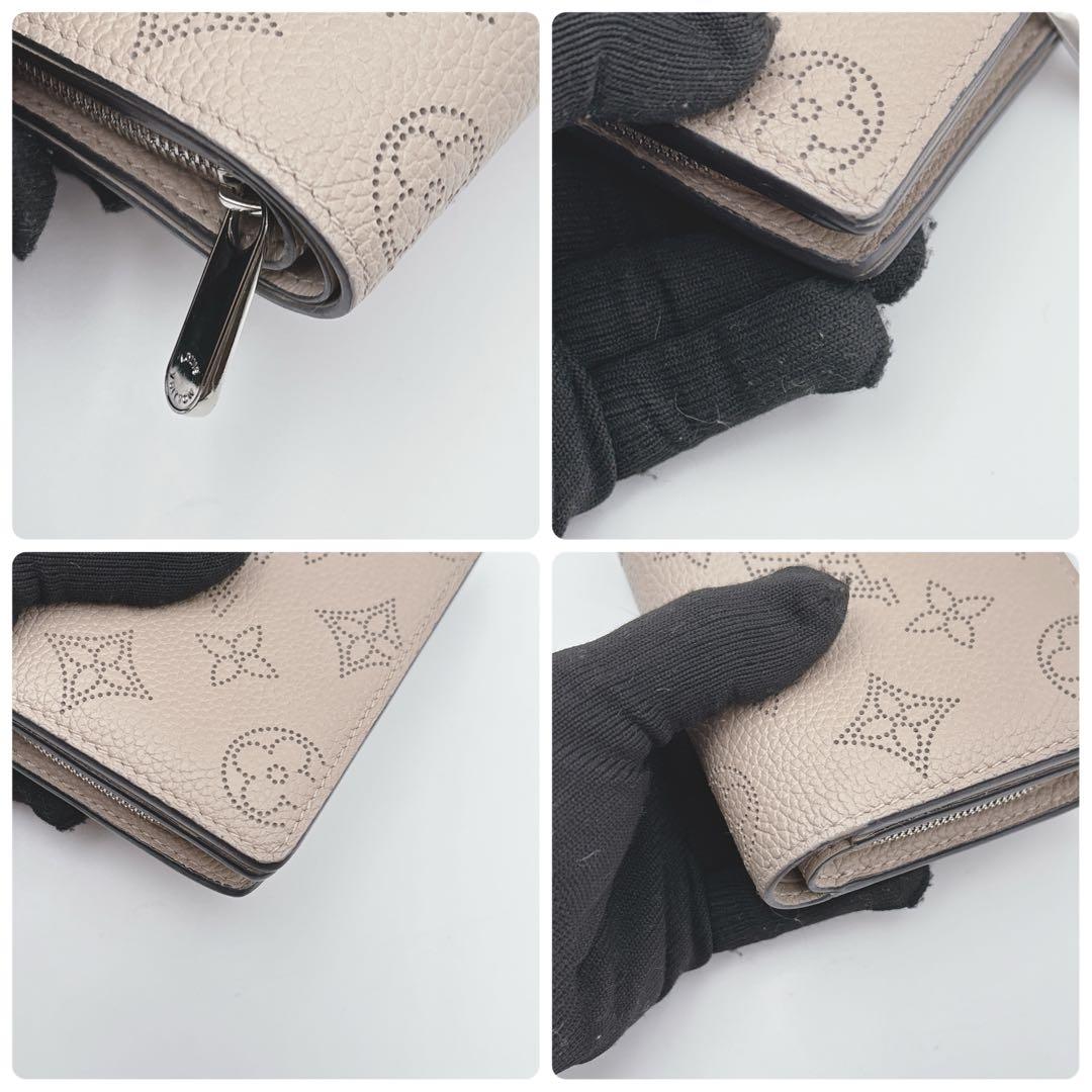 IC搭載　ルイヴィトン　ポルトフォイユ　クレア　マヒナ　ガレ　二つ折り　財布