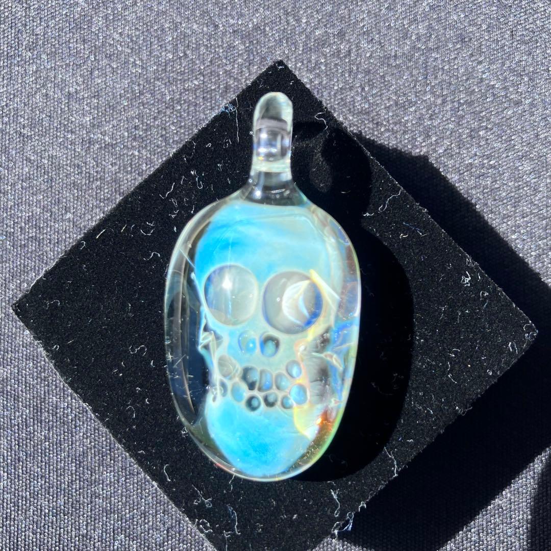 XODAS ペンダント ボロシリケイトガラス Bob Skull Proto