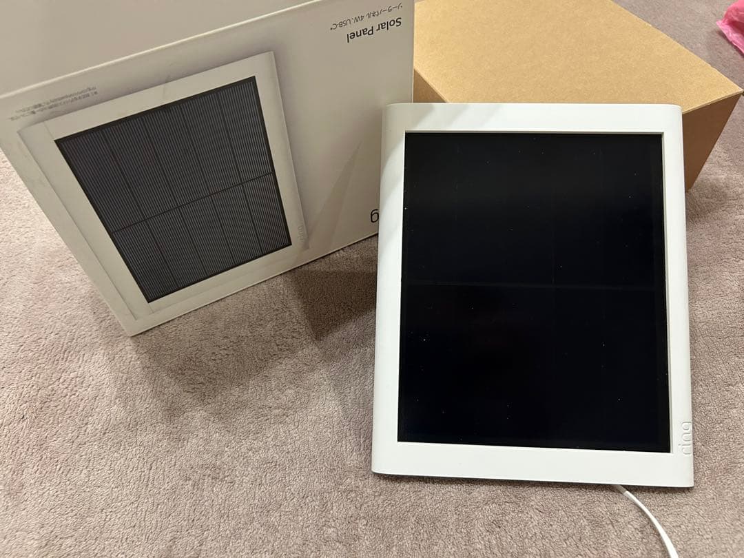 amazon ring 屋外　防犯カメラ　ソーラーパネル付き