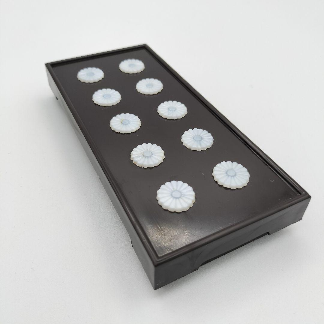 a180 十種香札 プラスチック 黒 　茶道具　茶道　古物　古美術