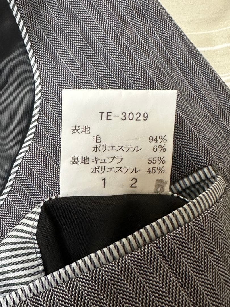 美品 TENORAS ティノラス 3ピース ライトグレー USED