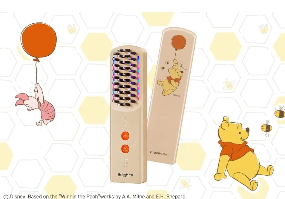 ELEKI BRUSH+ くまのプーさんデザイン