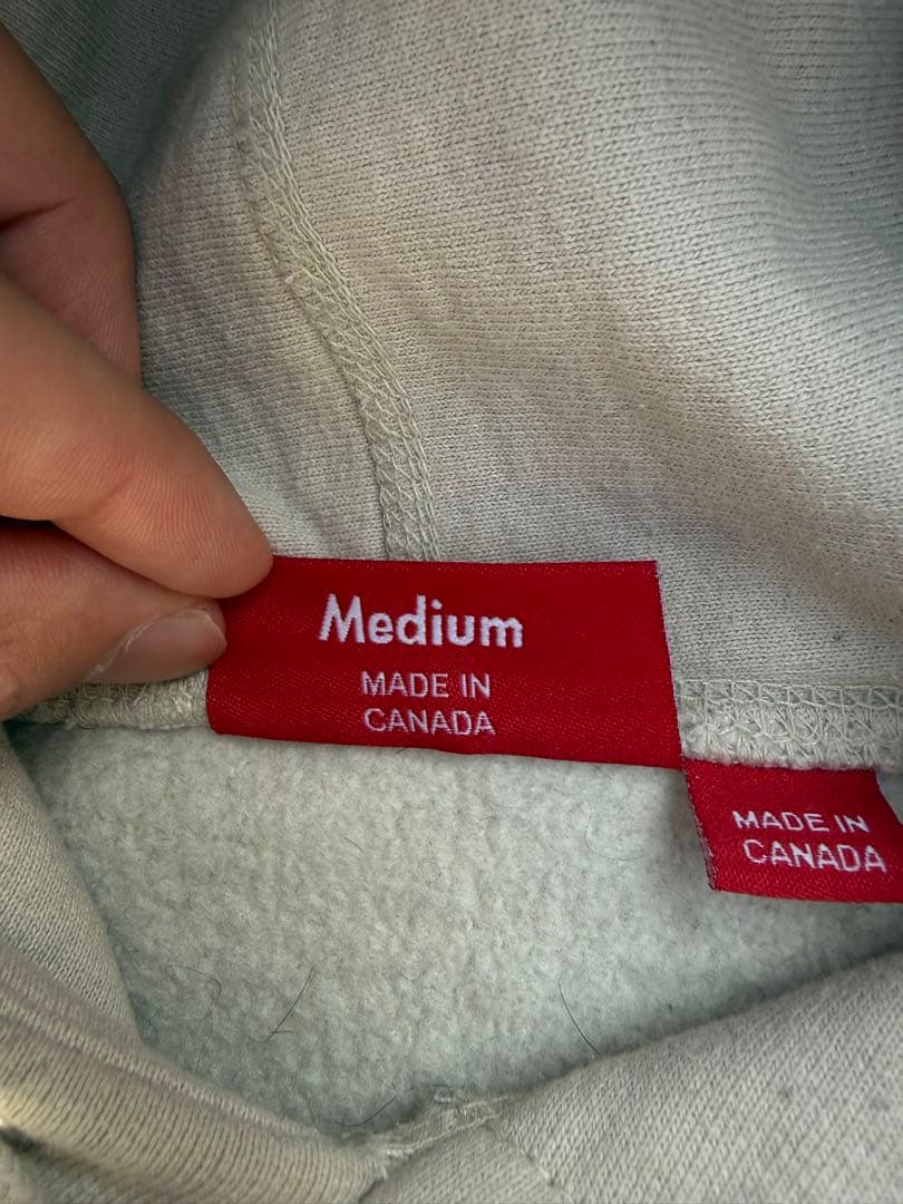 Supreme ボックスロゴ ホワイト パーカー Mサイズ