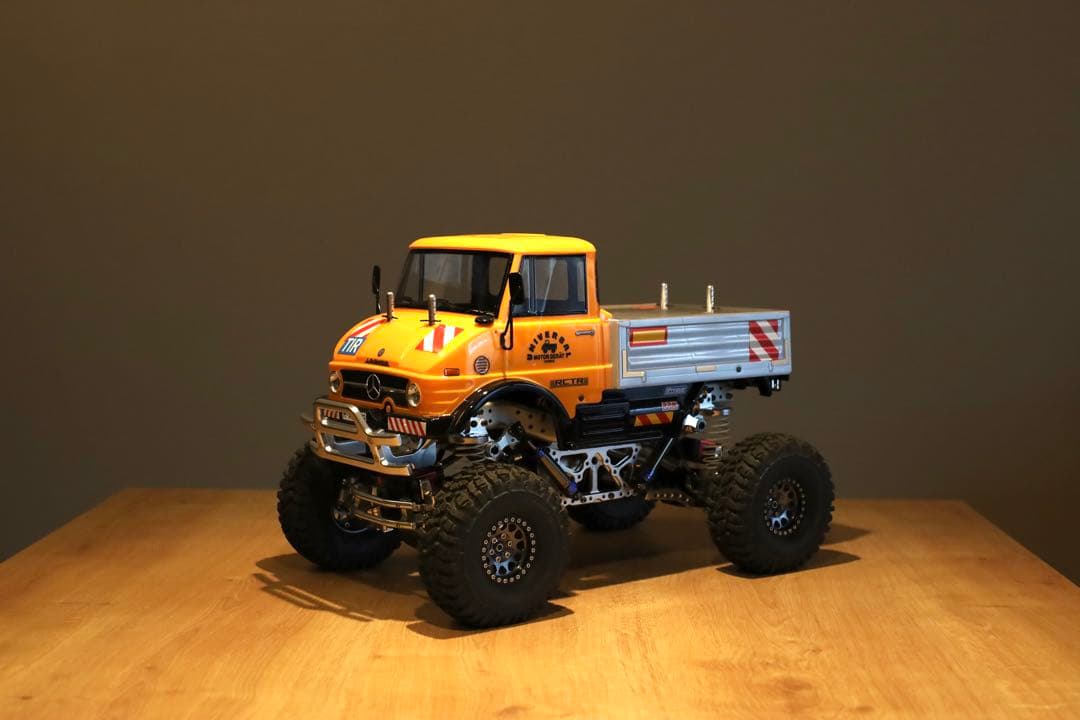 タミヤCR-01 ウニモグ406 1/10RC 4WS仕様 カスタム