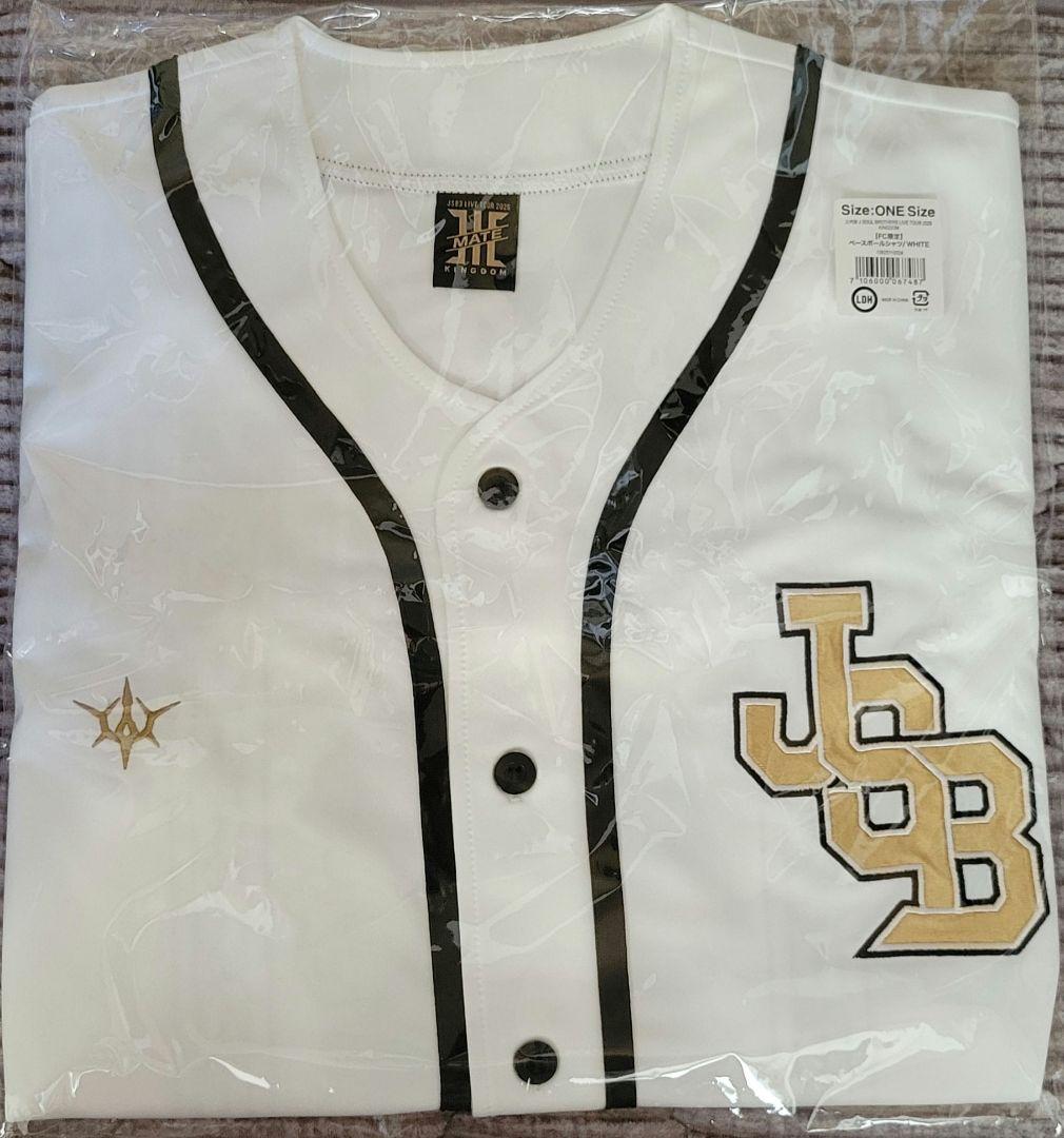 【新品未開封】三代目 ライブグッズ ベースボールシャツ 白 FC限定