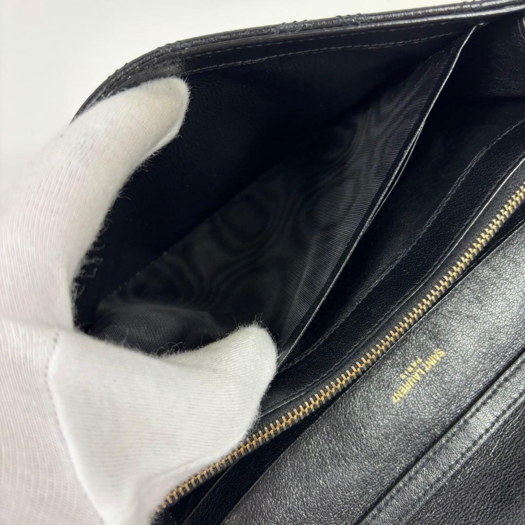 専用サンローラン　ベッキー キルティング　チェーン　バッグ　YSLロゴ金具