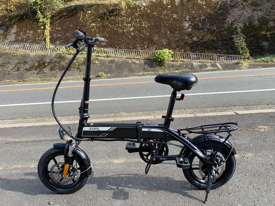 【動作確認済】送料無料AiDDE 折りたたみ電動アシスト自転車A1 14インチ